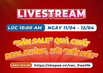 LIVESTREAM 11/04 & 12/04 LÚC 10AM 