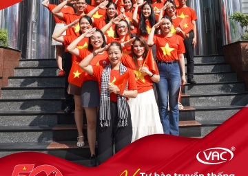 VAC RỰC RỠ MÀU CỜ ĐỎ SAO VÀNG – HƯỞNG ỨNG 30/04 & 01/05 VỚI NIỀM TỰ HÀO DÂNG TRÀO