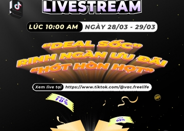 LIVESTREAM 10AM - 28/03 & 29/03  